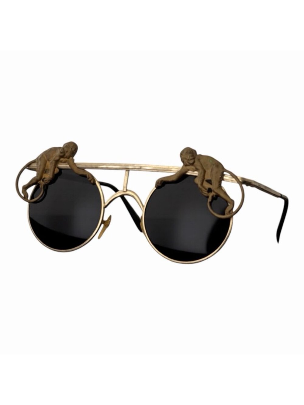 Mercura NYC Vintage Brass Flying Monkeys Sunglasses